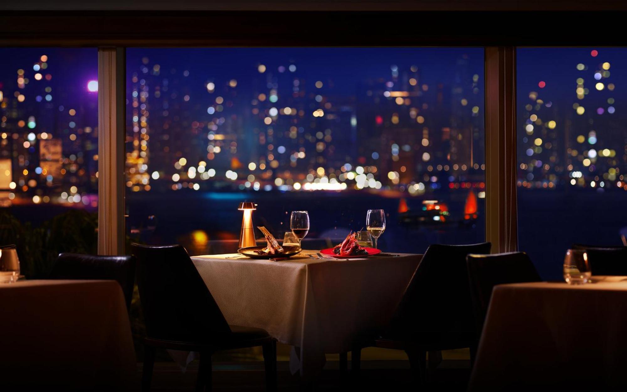 Intercontinental Grand Stanford Hong Kong By Ihg Hotel Kültér fotó View from the restaurant