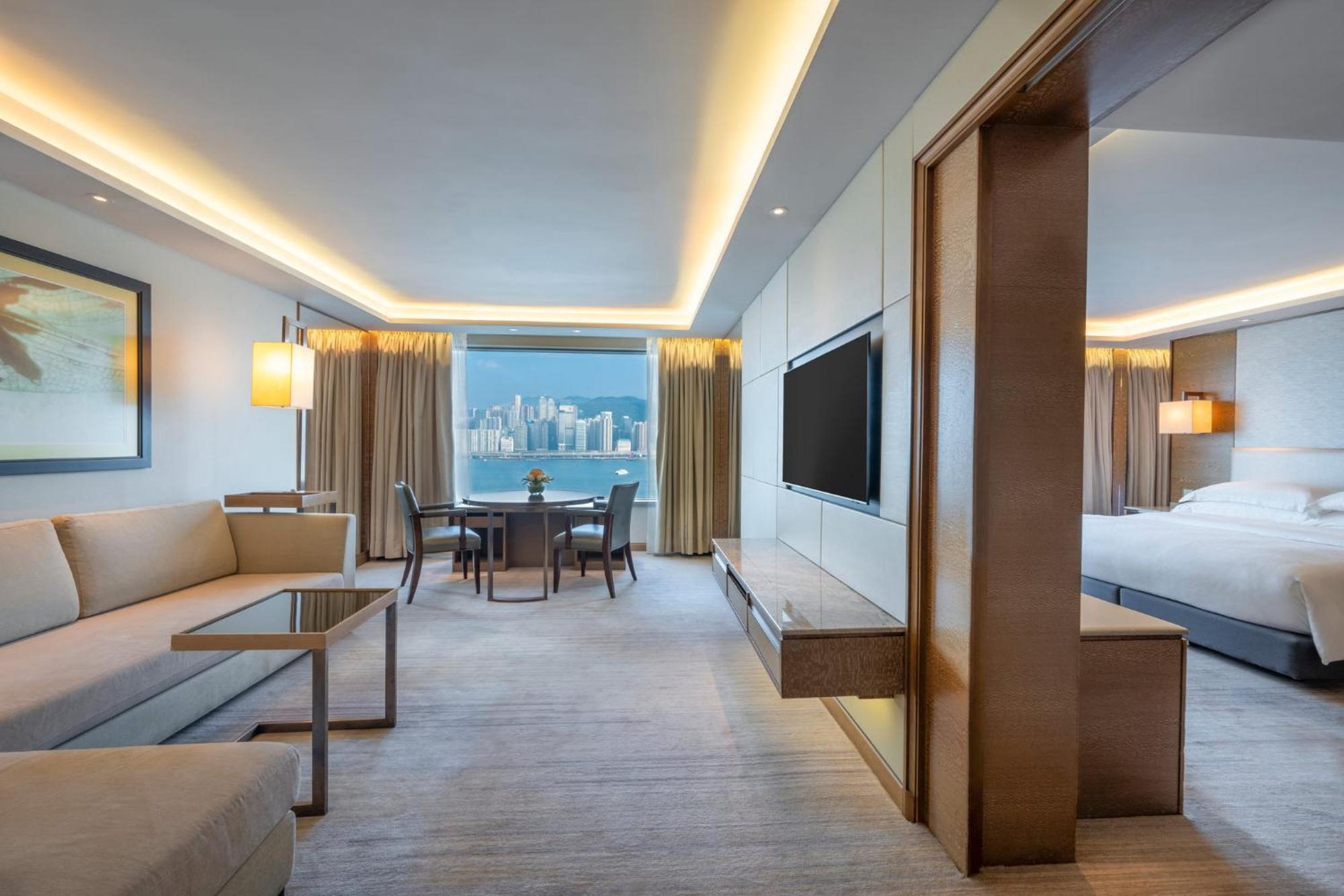 Intercontinental Grand Stanford Hong Kong By Ihg Hotel Kültér fotó A suite at the hotel